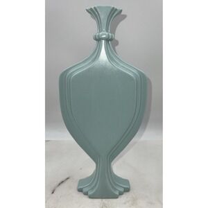 Global Views Urn Vase Classic Art Deco Powder Blue 3D 7.25 x 18 Inches
